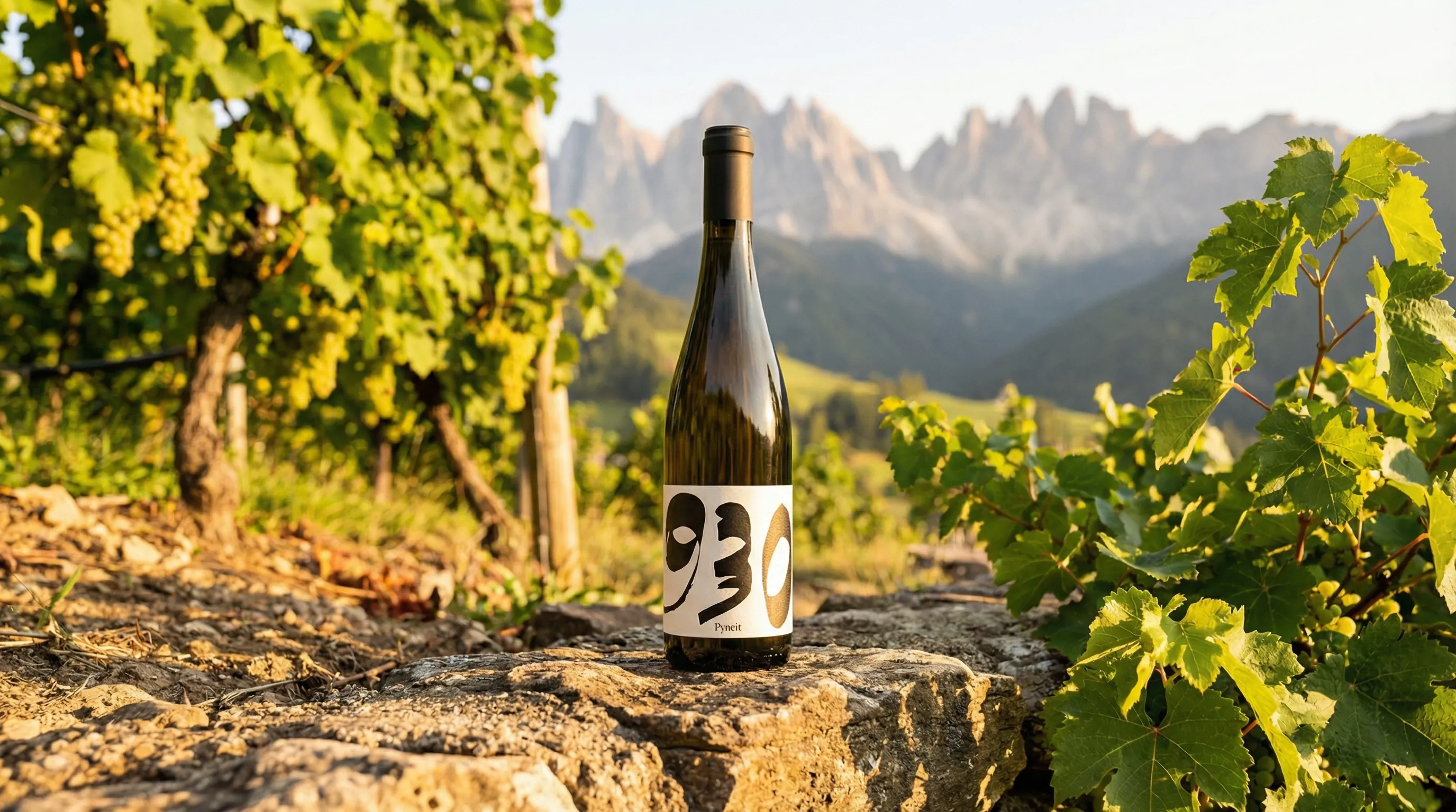 Weinberg auf 930 Metern Höhe